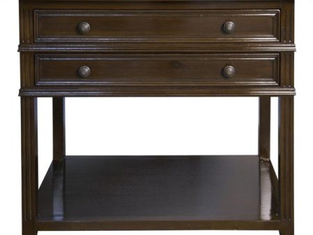 Colonial 2-Drawer Side Table in Various Colors Online Hot Sale