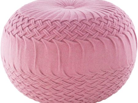 Alana Wool Rose Pouf Hot on Sale