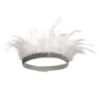 White Feather Party Crown For Sale