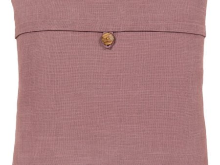 Penelope Cotton Mauve Pillow Cover in Various Sizes Online Sale