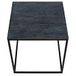 Landon Side Table in Black Metal w  Marble Online Hot Sale