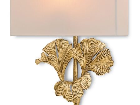 Gingko Gold Wall Sconce in Various Colors Supply