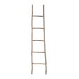 Wood White Washed Ladder - Large Fashion