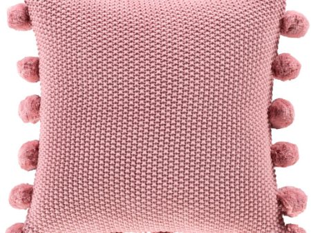 Pomtastic Cotton Pale Pink Pillow Cover in Various Sizes Online Hot Sale