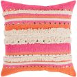 Temara Cotton Bright Pink Pillow Cover in Various Sizes For Discount