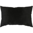 Storm Indoor Outdoor Black Pillow Cover in Various Sizes For Cheap