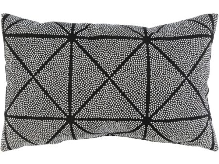 Mazarine Indoor Outdoor Black Pillow Cover in Various Sizes Discount