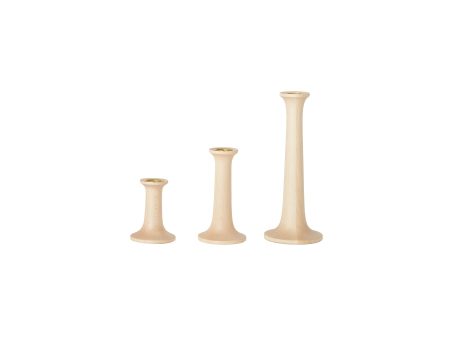 Simple Oak & Maple Candle Holders in Various Sizes Supply