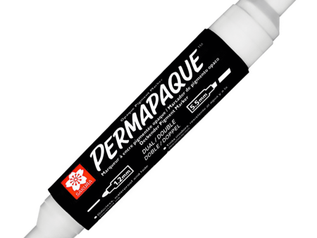 PERMAPAQUE MARKER BLACK TWIN TIP Supply