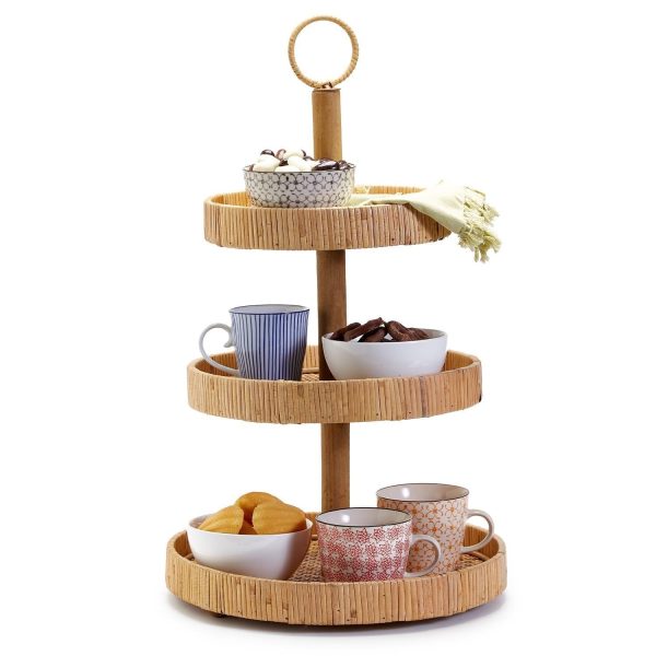 3-Tier Hand-Crafted Rattan Adjustable Centerpiece Online