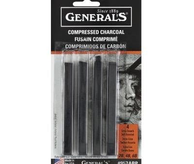 General s compressed charcoal fusain comprime Fashion