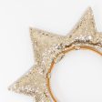 Gold Puffy Star Headband Online