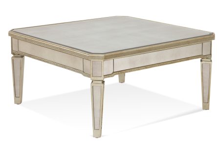 Borghese Mirrored Square Cocktail Table Online now