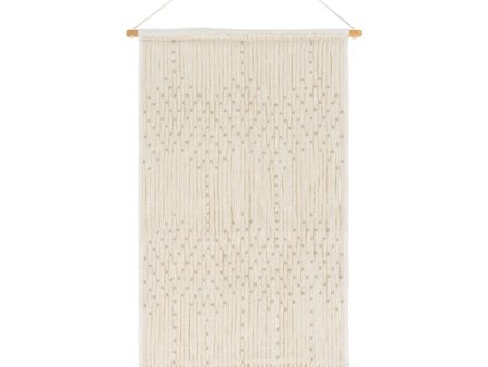 Amare Cotton Ivory Wall Hanging 3 0 H x 2 0 W Supply