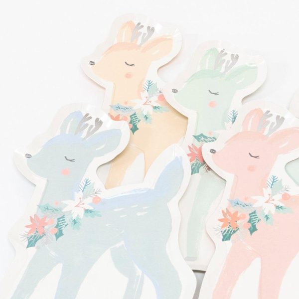 Pastel Deer Plates Sale