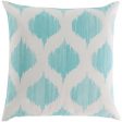 Ogee Cotton Aqua Pillow Cover in Various Sizes For Cheap