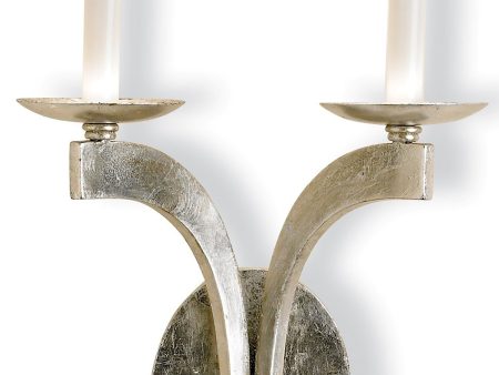 Venus Silver Wall Sconce in Various Colors For Discount