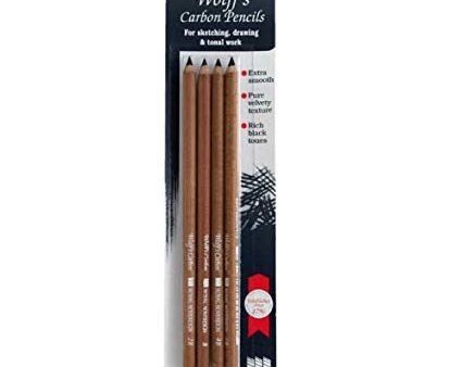 Wolff s carbon pencils set of 4 on Sale