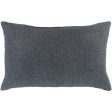 Storm Indoor Outdoor Charcoal Pillow Cover in Various Sizes Supply