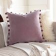 Serengeti Cotton Lavender Pillow Cover in Various Sizes Online now