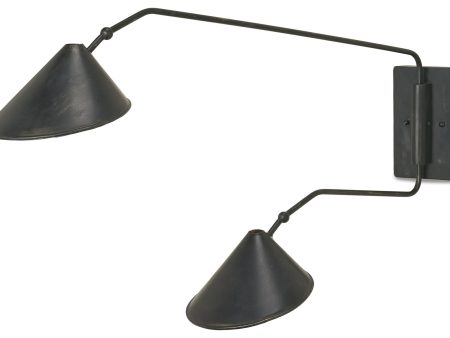 Serpa Double Wall Sconce in Various Sizes Hot on Sale