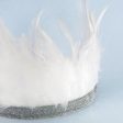 White Feather Party Crown For Sale