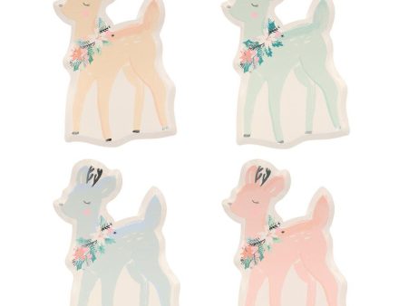 Pastel Deer Plates Sale