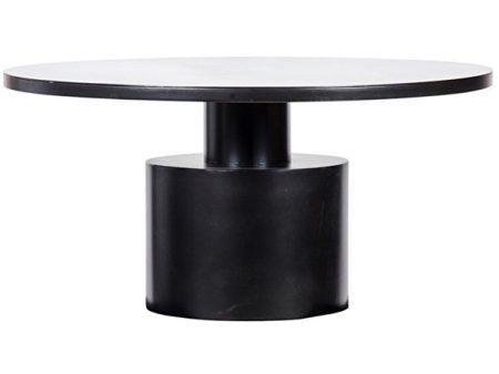 Marlow Dining Table in Black Metal Online now