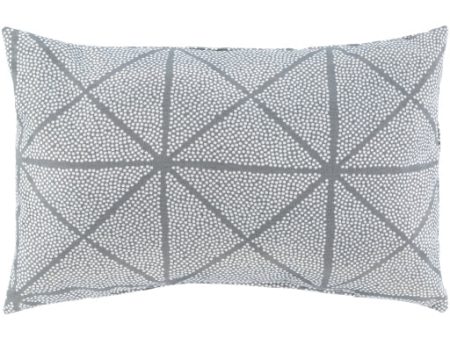 Mazarine Indoor Outdoor Medium Gray Pillow Cover in Various Sizes For Discount