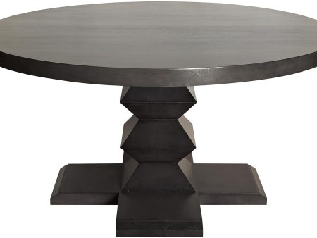 Zig-Zag Base 60  Dining Table For Cheap