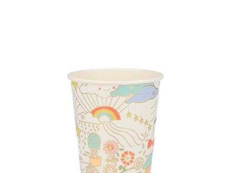 Happy Doodle Party Cups Sale