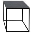 Landon Side Table in Black Metal w  Marble Online Hot Sale