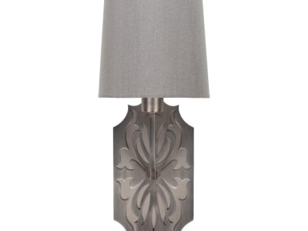 Roxy Linen Light Gray Wall Sconce Sale