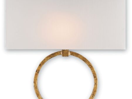 Porthole Gold Wall Sconce in Various Colors Discount