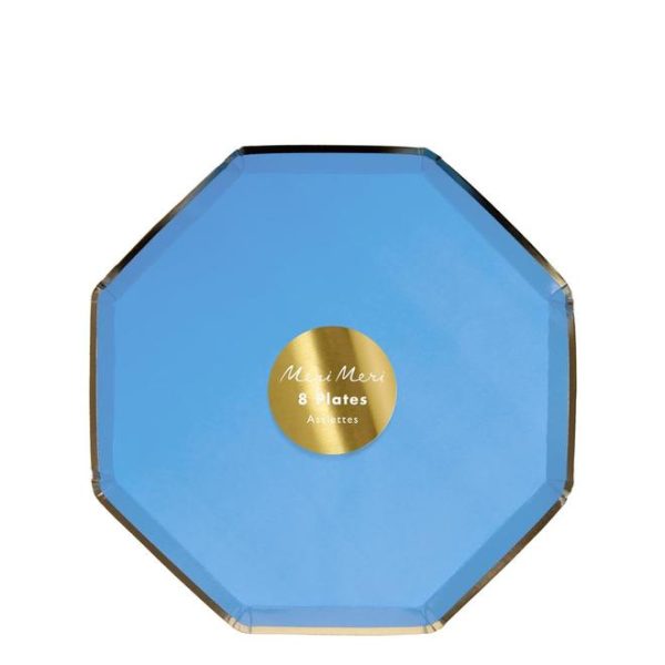 Bright Blue Side Plates Online now