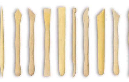 Modeling tools boxwood clay modeling tools set of 10 on Sale