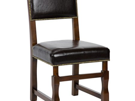 Abadon Leather Side Chair in Various Colors Online Hot Sale