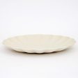 White Large Bamboo Fibre Plate Set Fashion