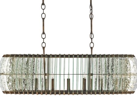 Zanzibar Rectangular Chandelier in Various Sizes on Sale