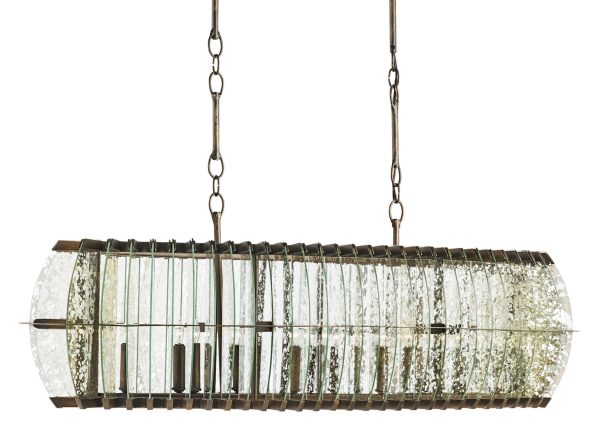 Zanzibar Rectangular Chandelier in Various Sizes on Sale