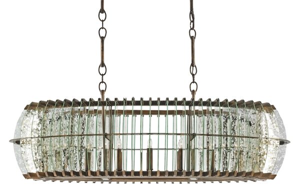 Zanzibar Rectangular Chandelier in Various Sizes on Sale