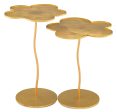 Fleur Accent Table in Various Sizes For Sale