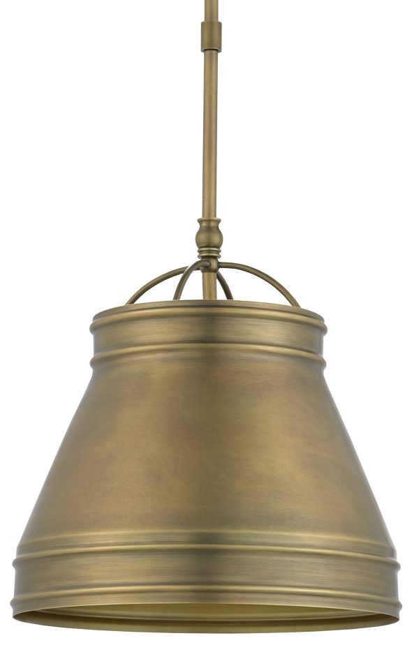 Lumley Brass Pendant by Currey & Company Online Sale