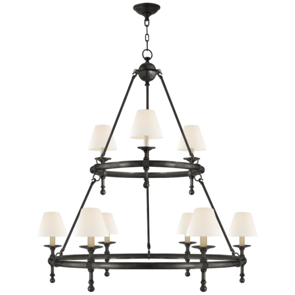 Classic Two-Tier Ring Chandelier Online Sale