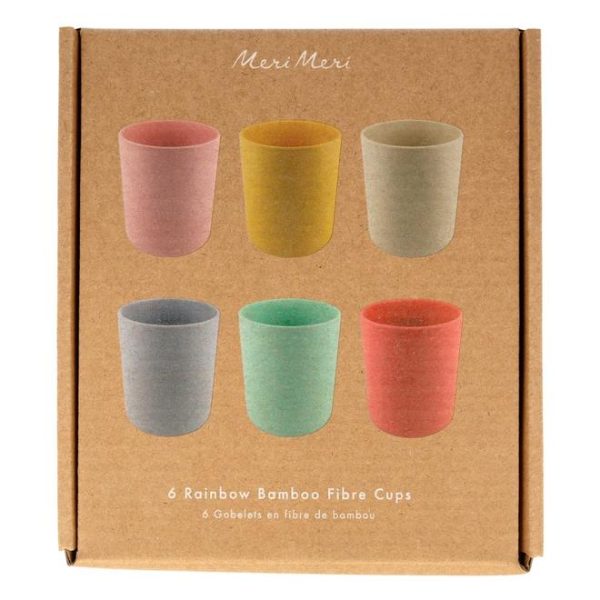 Mixed Set Bamboo Fibre Cups on Sale