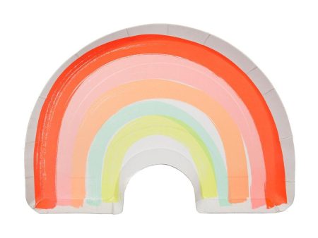 Neon Rainbow Plates Hot on Sale