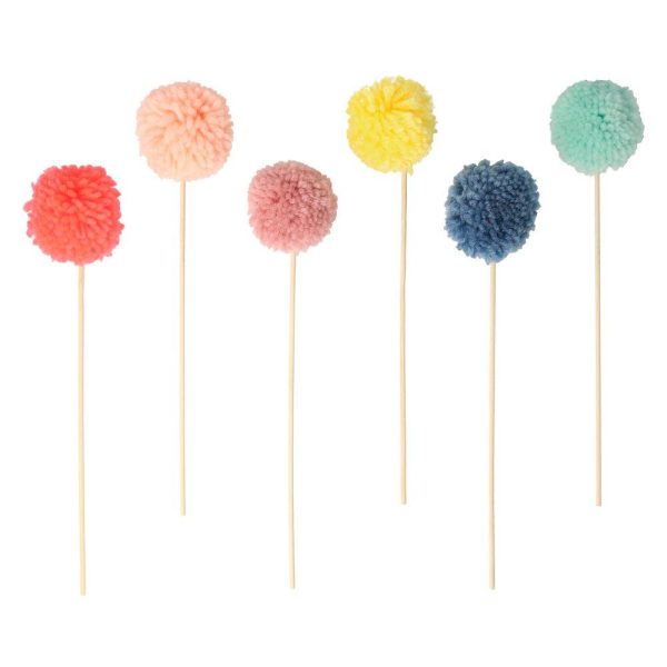 Multi Pompom Cake Toppers Sale