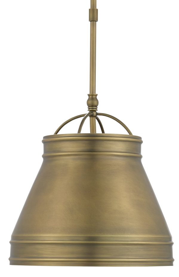 Lumley Brass Pendant by Currey & Company Online Sale