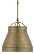 Lumley Brass Pendant by Currey & Company Online Sale