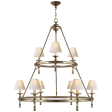 Classic Two-Tier Ring Chandelier Online Sale